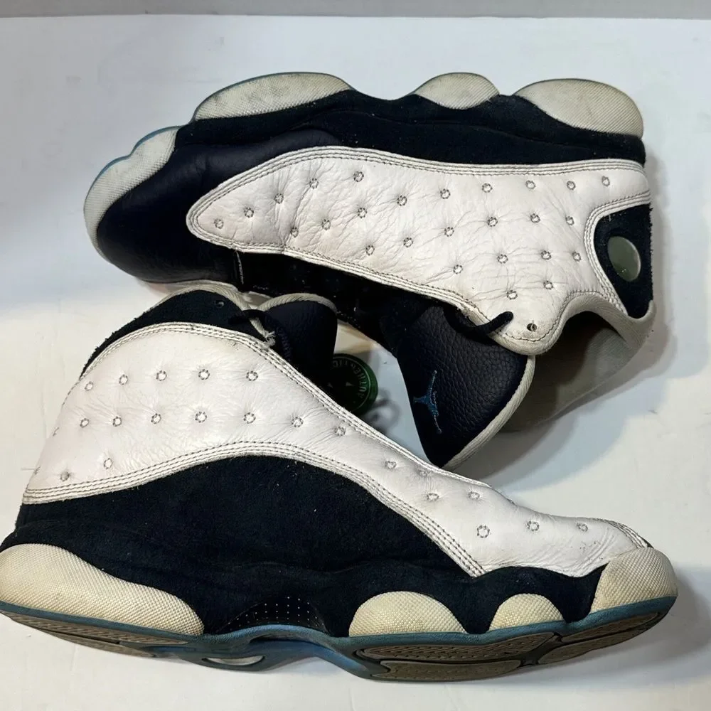 Air Jordan 13 Retro Obsidian 2021 Size 9 White Obsidian Powder Blue Stock X Cert